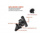 Wholesale Universal Magnetic Air Vent Car Mount Holder KI001/02 (Black)